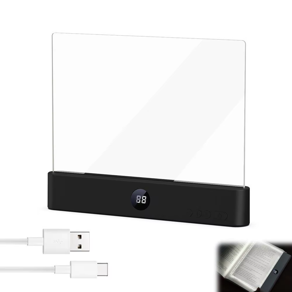 LED Reading Light Vision Reading Light 3 Color Adjustable Eye Protection Reading Light Usb Charging Student Night Reading Lamp