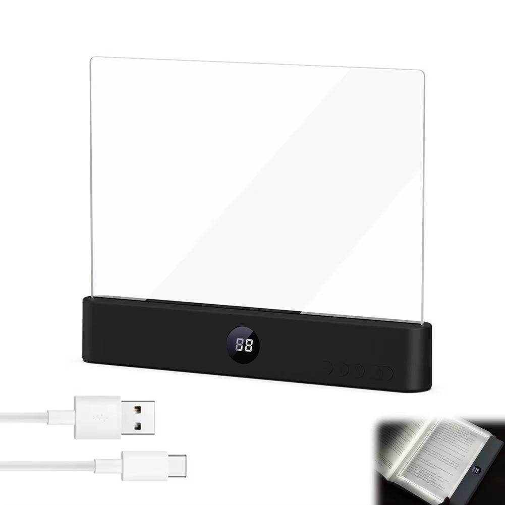 LED Reading Light Vision Reading Light 3 Color Adjustable Eye Protection Reading Light Usb Charging Student Night Reading Lamp