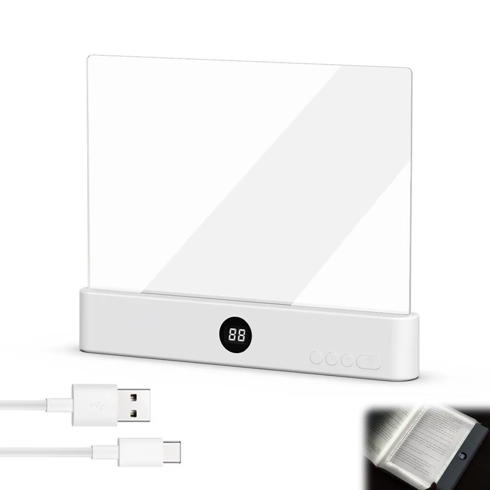 LED Reading Light Vision Reading Light 3 Color Adjustable Eye Protection Reading Light Usb Charging Student Night Reading Lamp