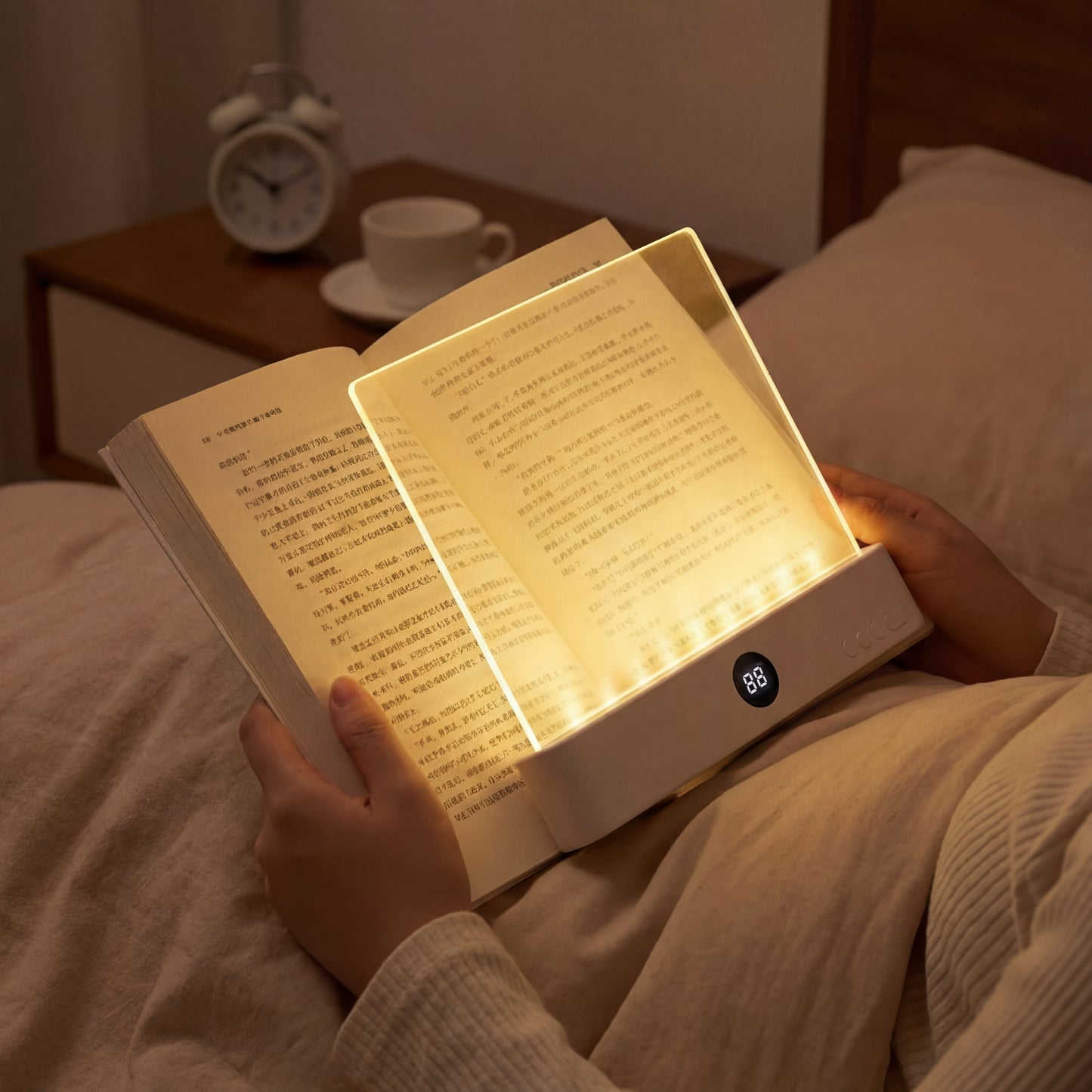 LED Reading Light | 3-Color Adjustable Eye-Protection Lamp